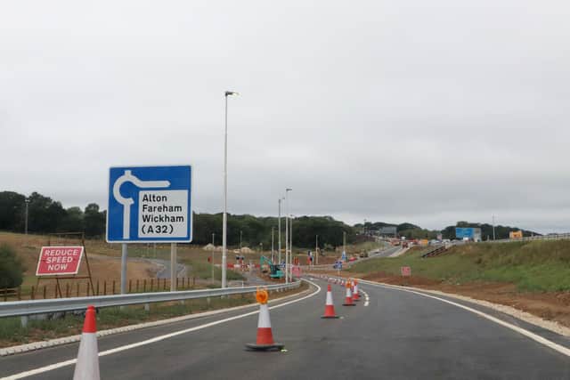 Pictured: Offslip into M27 Junction 10, westbound which opened last month



Picture: Habibur Rahman