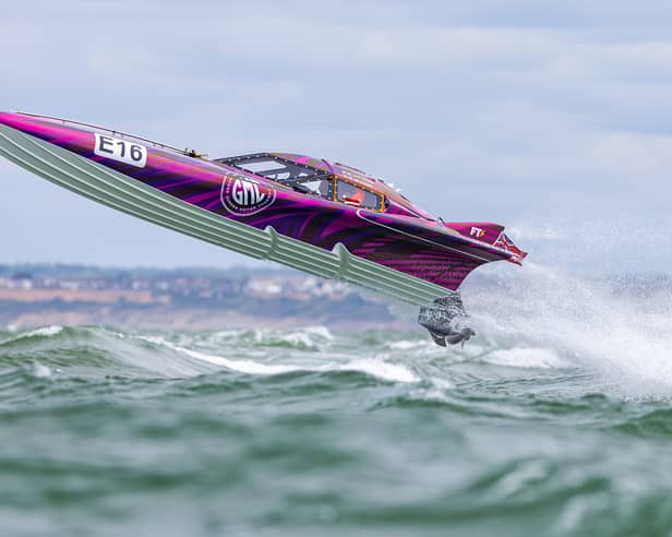 Portsmouth based Rush Racing UK on the water