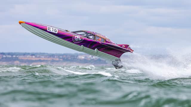 Portsmouth based Rush Racing UK on the water