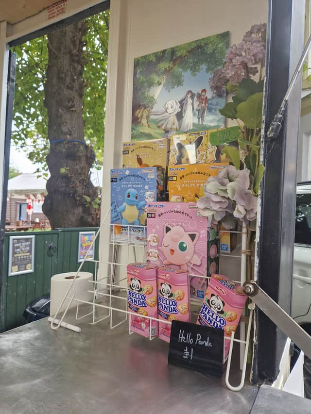 The couple also sell Japanese imported snacks