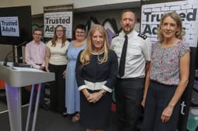 Donna Jones (centre) launched the campaign at The Brook Club in Somerstown 
