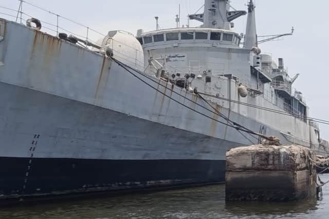 HMS Ambuscade has been ordered to leave Karachi by the end of September, or she will be destroyed.