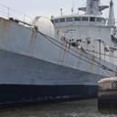 HMS Ambuscade has been ordered to leave Karachi by the end of September, or she will be destroyed.