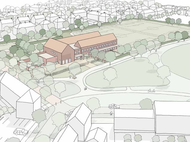 3D Views of the first primary school for Welborne Garden Village. Image: Hampshire County Council