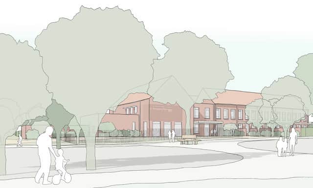 3D Views of the first primary school for Welborne Garden Village. Image: Hampshire County Council