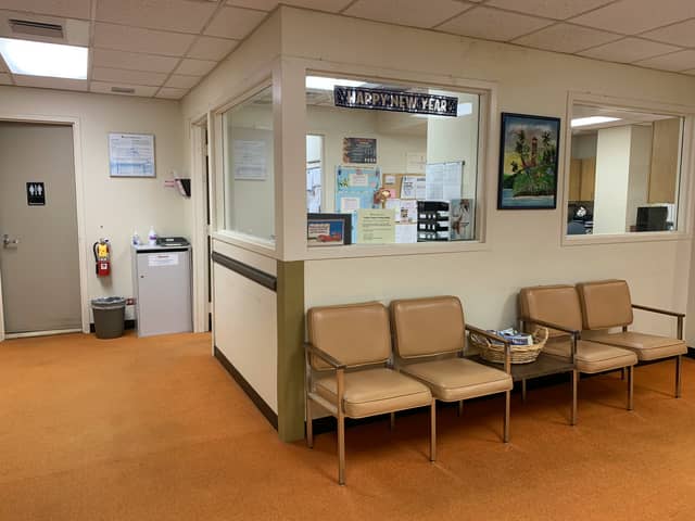 Patient waiting room