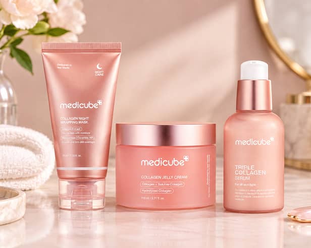 The Medicube Collagen Routine combines a collagen serum, jelly cream and overnight wrapping mask.