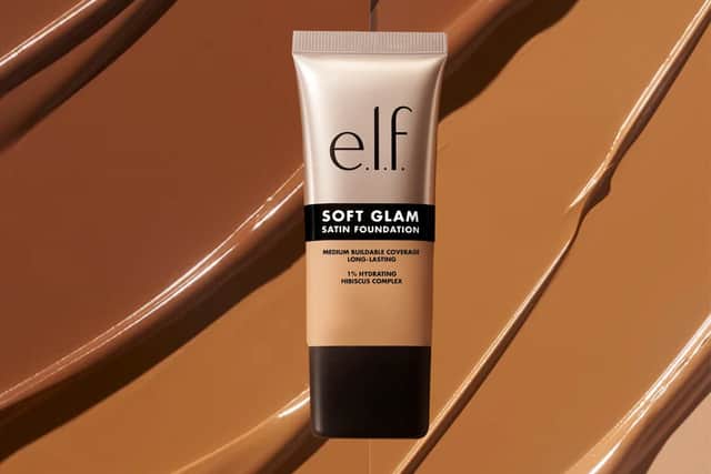 I’m ditching matte foundation for this e.l.f Soft Satin Glam Finish