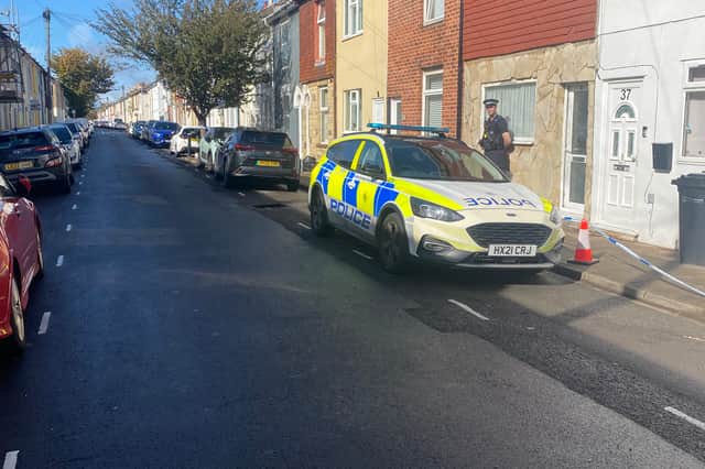 Police in Cyprus Road