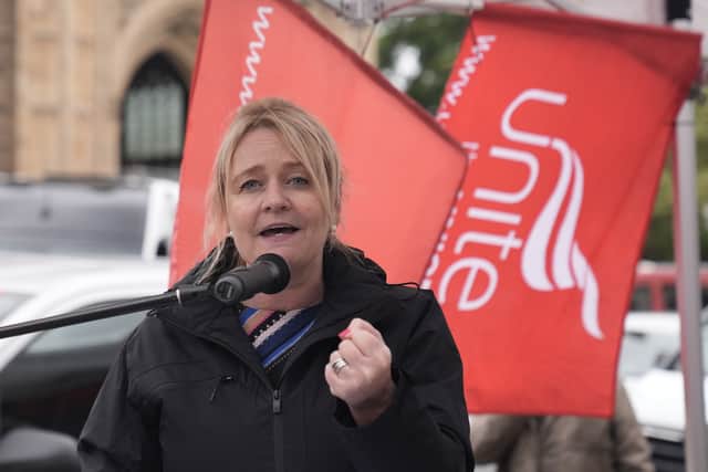 Unite general secretary Sharon Graham has been vocal in supporting Airbus jobs in Portsmouth (Stefan Rousseau/PA)