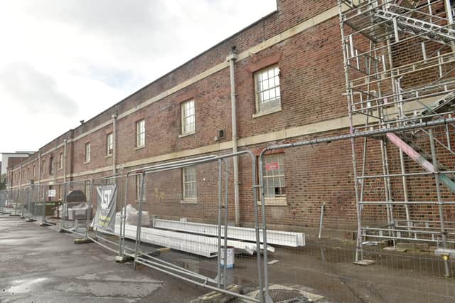 Royal Navy Rum Store at Victoria Quay in Gosport, which fell into disrepair, is being transformed as part of a £22m programme.