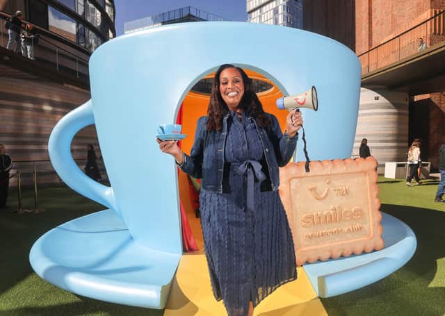 Alison Hammond appeared out of a teacup to surprise them