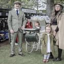 First day at Goodwood Revival 2026 at Goodwood on Friday 18th September 2026. Pictured: Bulic Family.