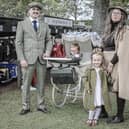 First day at Goodwood Revival 2026 at Goodwood on Friday 18th September 2026. Pictured: Bulic Family.