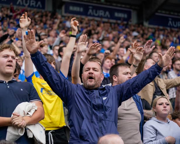 Brilliant pictures of Portsmouth faithful backing team against Blackburn Rovers.