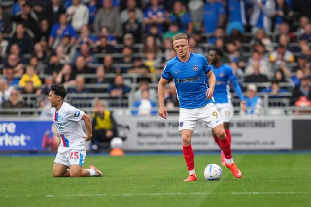 Colby Bishop scored his first goal in 10 matches in the 2-2 draw against Blackburn. Picture: Jason Brown