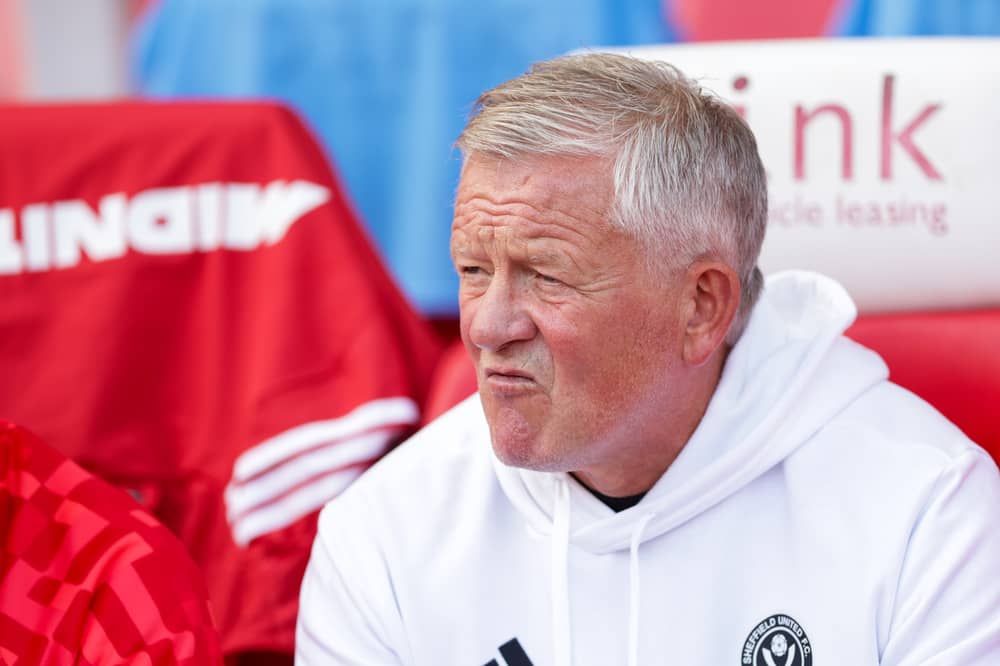 Sheffield United boss Chris Wilder