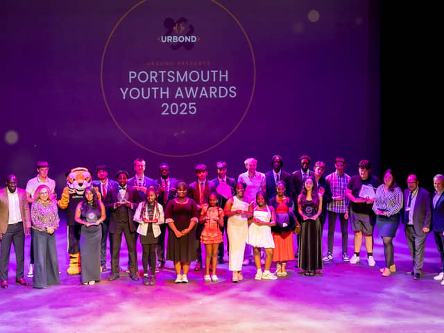 Winners take to the stage at last year's Portsmouth Youth Awards.