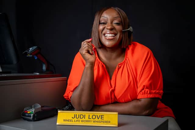 Halfords recruited Judi Love as their Wheel Life Worry Whisperer to keep Brits safe on the roads