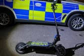 An e-scooter has been crushed following a high-speed chase in Portsmouth.