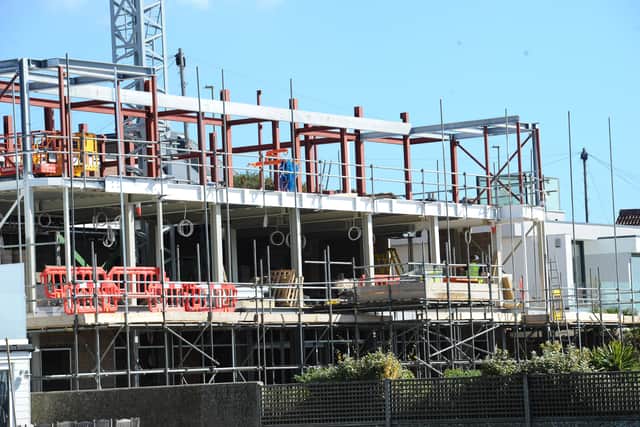 Progress at The Osborne View in Hill Head on Tuesday, September 22, 2026.

Picture: Sarah Standing (220926-1548)