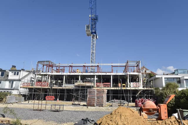 Progress at The Osborne View in Hill Head on Tuesday, September 22, 2026.

Picture: Sarah Standing (220926-8031)