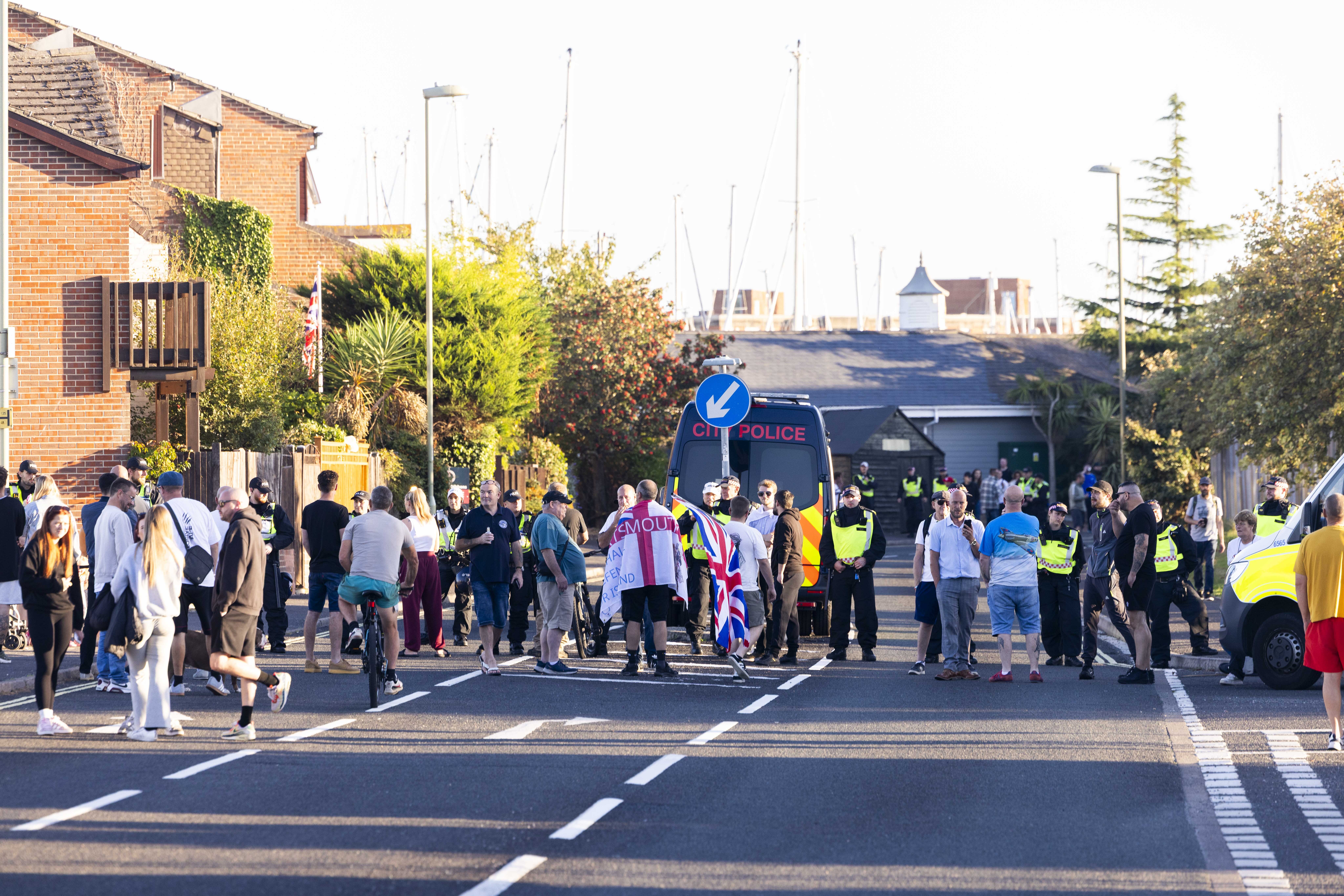 £250,000 spent on policing Gosport and Portsmouth anti-migrant protests amid fears of "more to come"