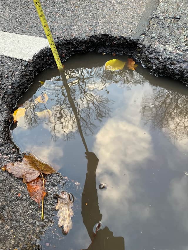 Potholes in Hampshire