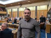 Ant Middleton at Portsmouth City Council's emergency meeting