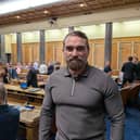 Ant Middleton at Portsmouth City Council's emergency meeting