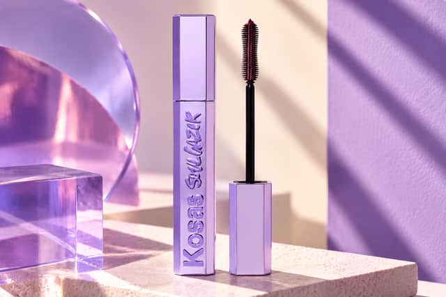 Kosas Soulgazer Mascara in Bewitch brings a rich violet twist to the coloured mascara trend.