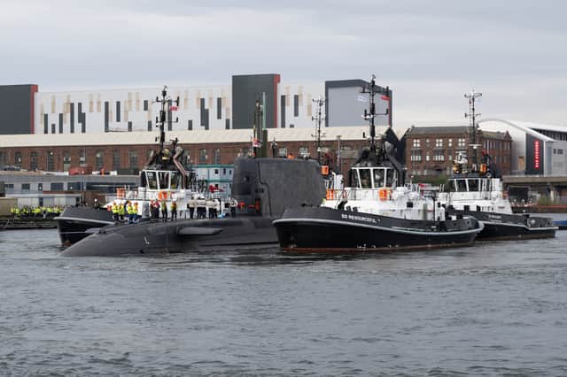 HMS Agamemnon is the sixth Astute-class submarine, soon to be seven.