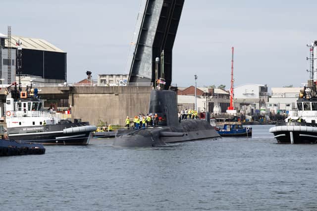 HMS Agamemnon will now undergo sea trials before heading to HMNB Clyde.