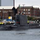 HMS Agamemnon has sailed from the BAE Systems shipyard in Barrow-in-Furness.