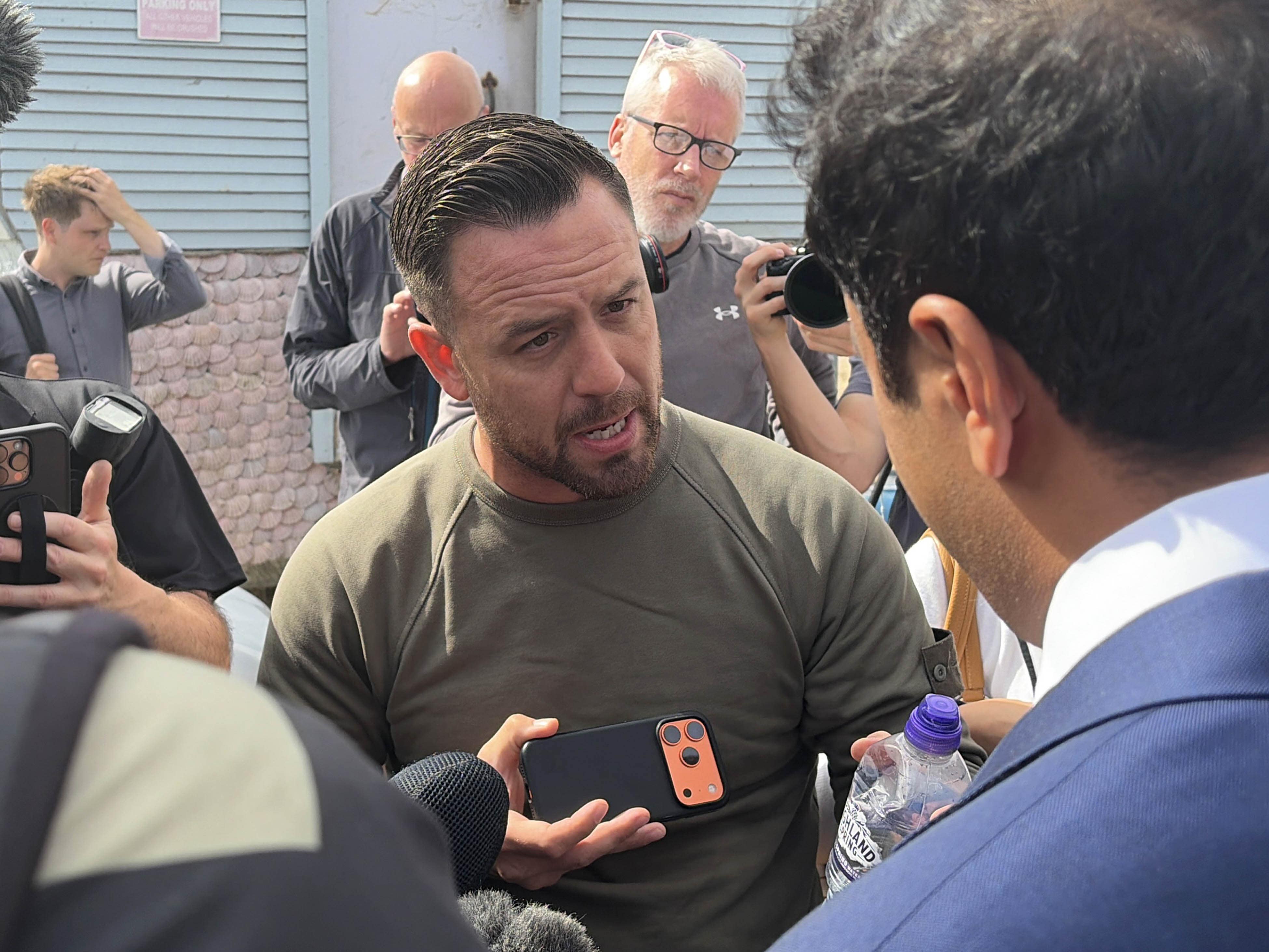 "This is England" - Danny Tommo denies slashing boat with migrants in Channel headed for Gosport