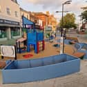 The Play Park under construction