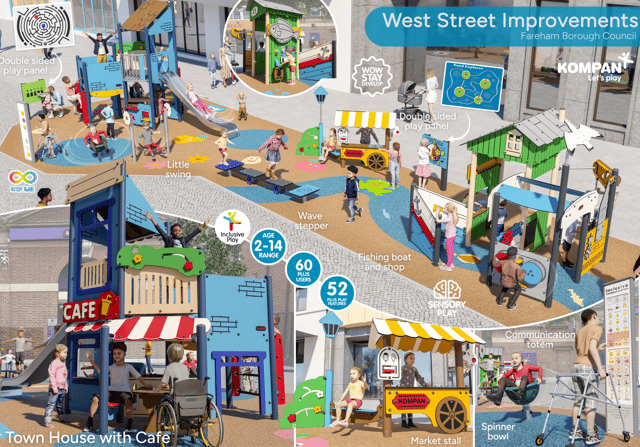 A graphic released by Fareham Borough Council
