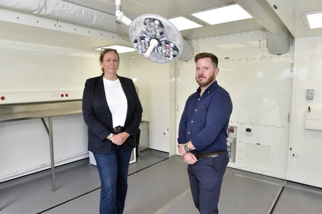 Force Development Services managing director Claire Hemmings and business development director Paul Keating-Brown, former Royal Navy Lieutenant Commander and Nursing Officer.