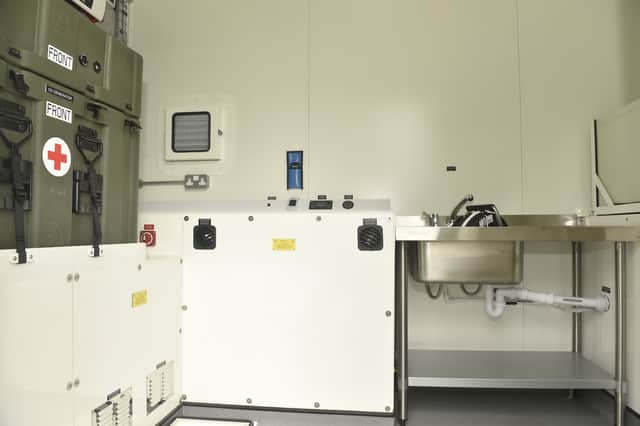 The Force Development Services medical pods have already been trialled aboard RFA Lyme Bay and HMS Protector.