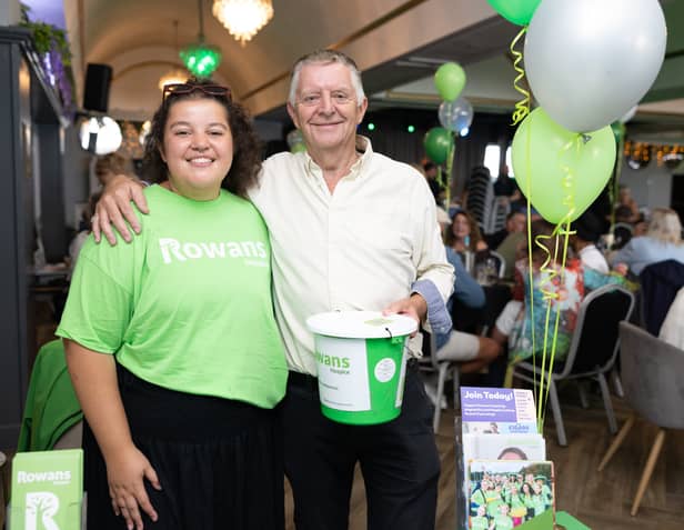 Title: Party on the Pier Pictured: (from left) Nadia Ahddoud from Rowan Hospice  with orgenizer Malcome Drew Picture:Marcin Jedrysiak