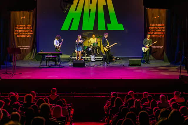 Halt performed on stage at the fourth annual Portsmouth Youth Awards.
