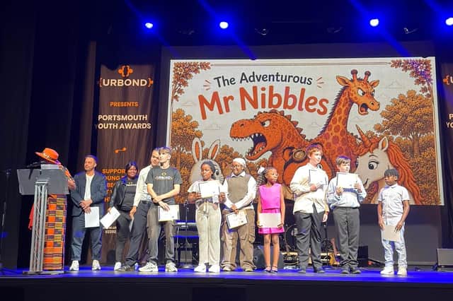 The official launch of The Adventurous Mr Nibbles was celebrated at the fourth annual Portsmouth Youth Awards.