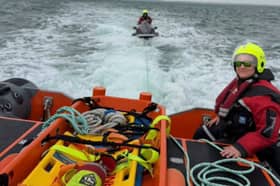 Life crews from Gosport and Fareham Inshore Rescue Service (GAFIRS) saved three people riding a jet ski near Langstone Harbour.