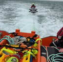 Life crews from Gosport and Fareham Inshore Rescue Service (GAFIRS) saved three people riding a jet ski near Langstone Harbour.