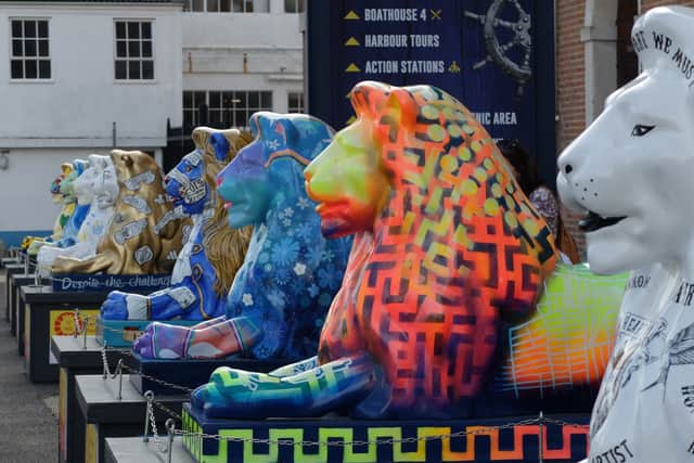 All 45 Pride of Portsmouth Lions at Historic Dockyard, Portsmouth on Monday 28th September 2026
Picture: Habibur Rahman