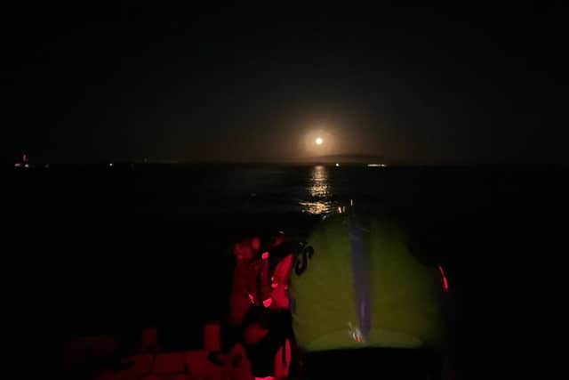 Gosport lifeboat crews were deployed to the River Medina, Isle of Wight, amid a concern for welfare report of a person in the water.