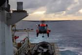 HMS Trent training alongside US Coast Guard forces during a recent Caribbean deployment.