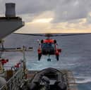 HMS Trent training alongside US Coast Guard forces during a recent Caribbean deployment.