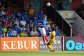Ashton Sizer in action for Pompey against Aldershot in July. Picture: Jason Brown