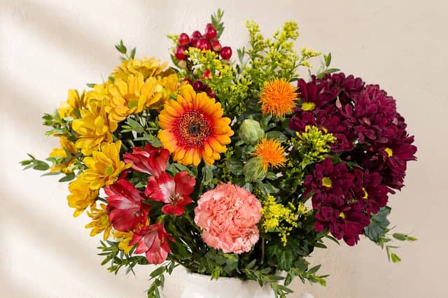 Make October birthdays extra special with a colourful seasonal bouquet from Bunches. Options include this Autumn Sunrise arrangement.